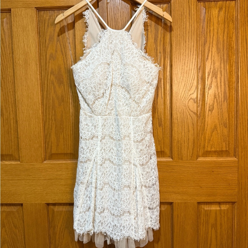 Trixxi Lace Spaghetti Strap Small Dress